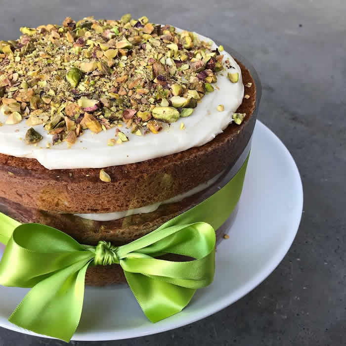 PASTEL DE PISTACHOS